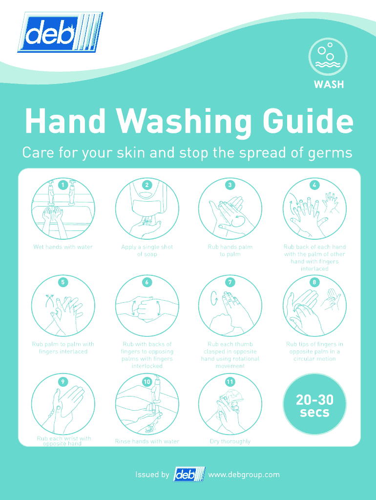 Fillable Online Hand Washing Guide Fax Email Print - pdfFiller