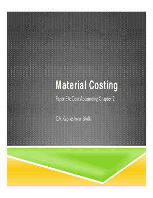 Material Costing