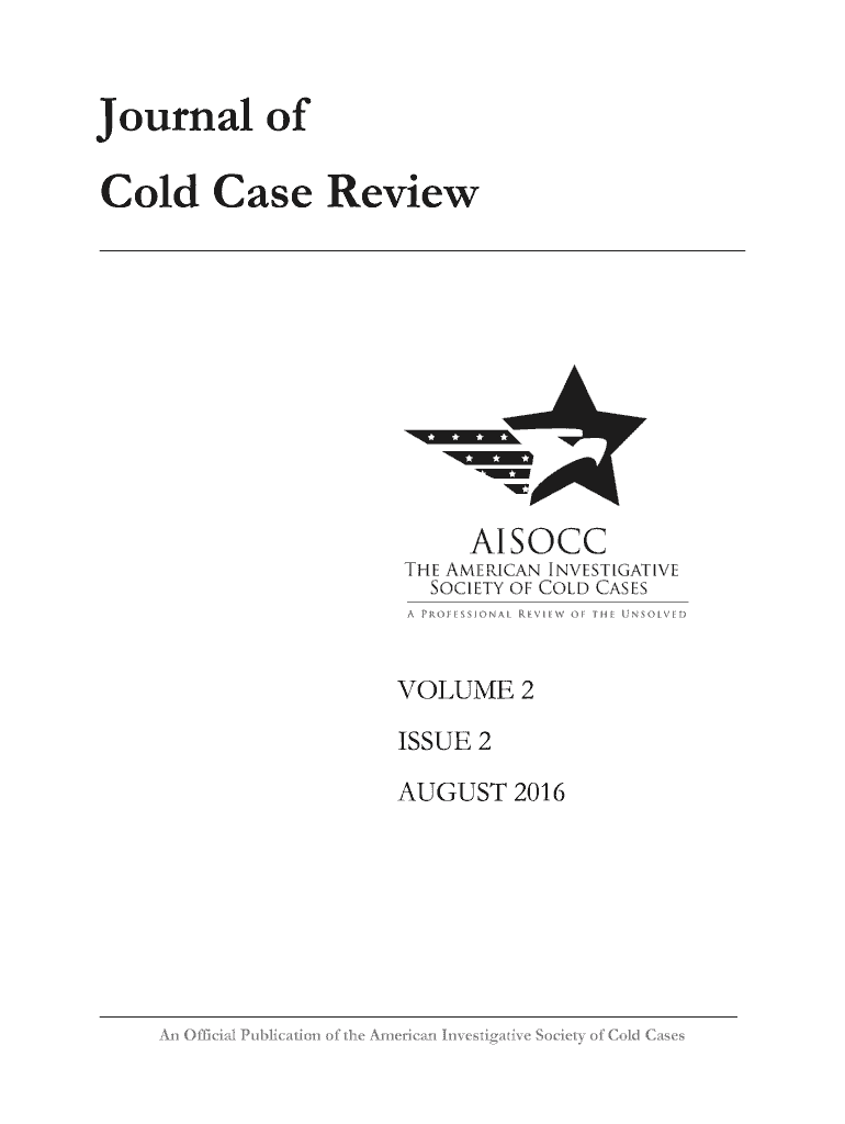 Fillable Online Cold Case Review Fax Email Print pdfFiller