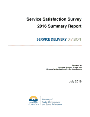Service Satisfaction Survey