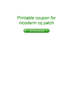Fillable Online Printable coupon for nicoderm cq patch Fax Email Print ...