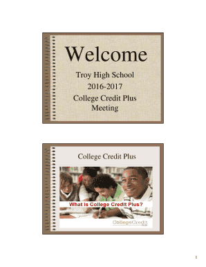 Opportunity to Earn College Credit