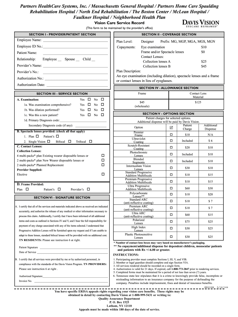 Fillable Online Partners HealthCare Systems, Inc Fax Email Print pdfFiller