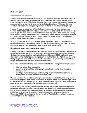 Fillable Online Michaels Story Fax Email Print - pdfFiller