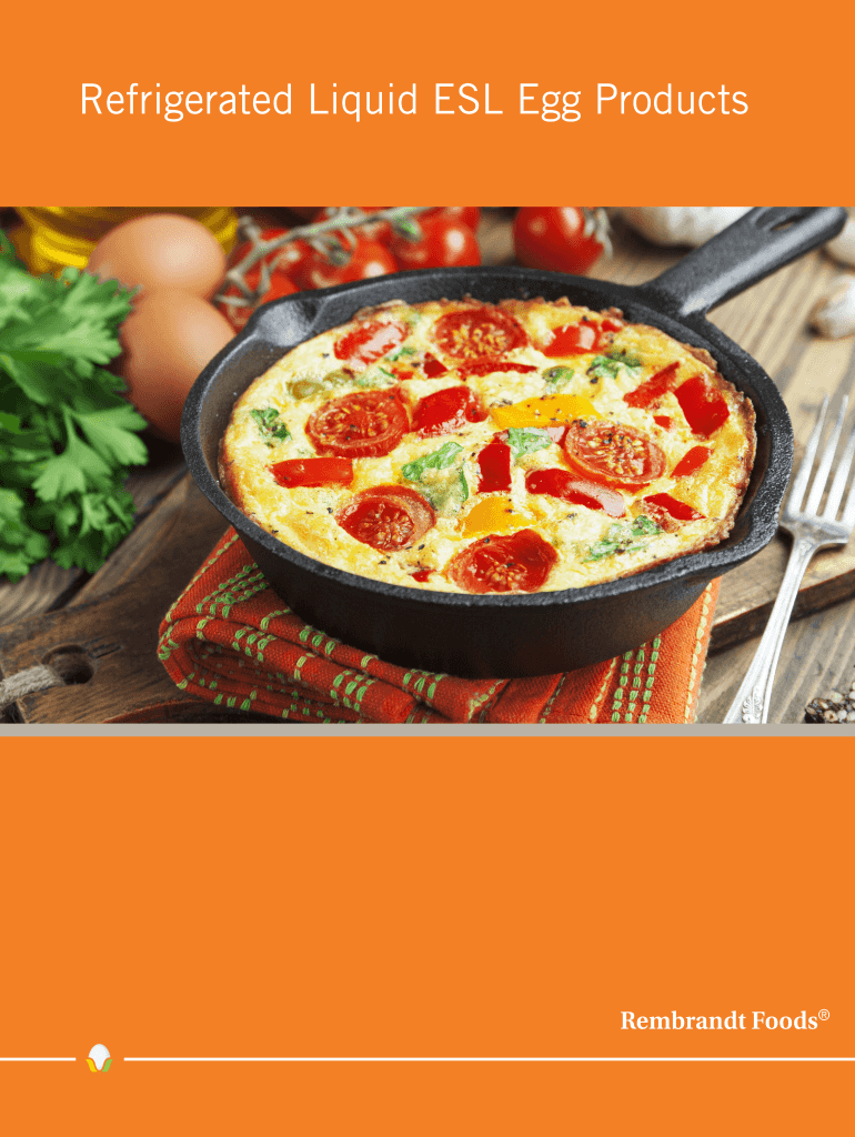 Fillable Online Rembrandt Foods provides consistent, readytouse