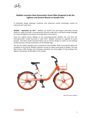 mobike smart bike sharing