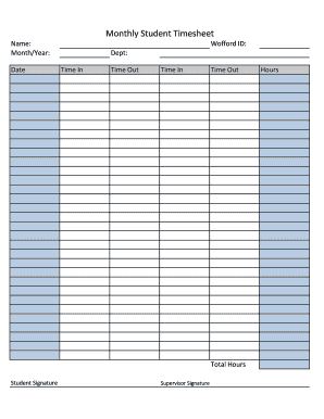timesheet template pdf