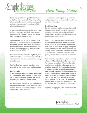 Fillable Online Heat Pump Guide Fax Email Print - pdfFiller