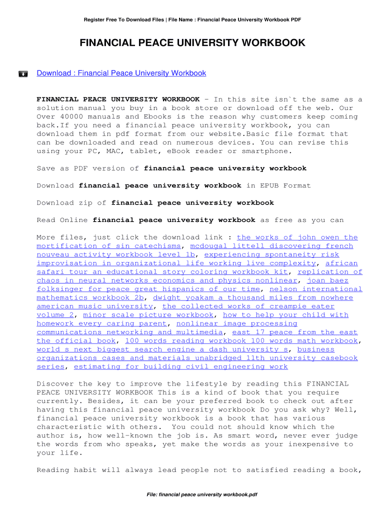 Fillable Online Register Free To Download Files File Name : Financial ...