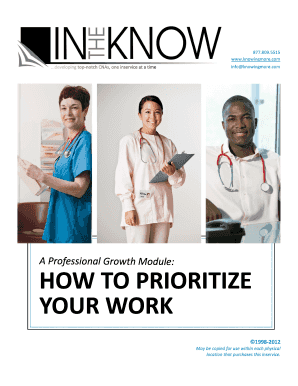 How to Prioritize Your Work