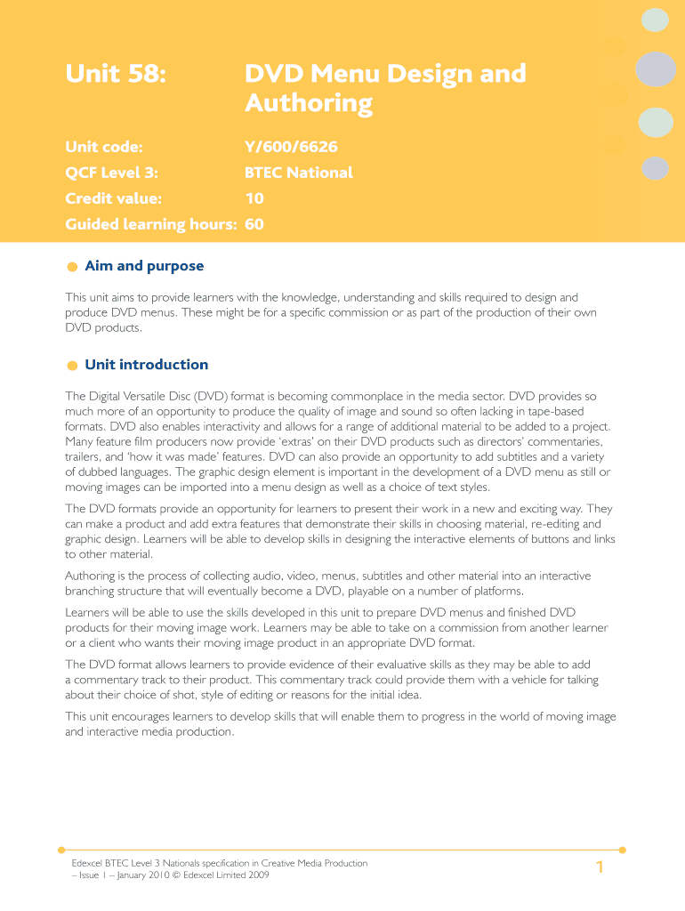 Fillable Online DVD Menu Design and Fax Email Print pdfFiller