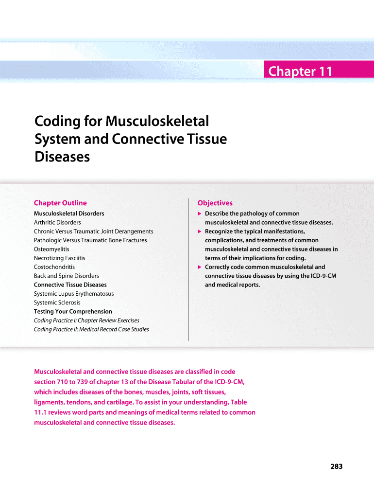 Fillable Online Coding for Musculoskeletal Fax Email Print - pdfFiller