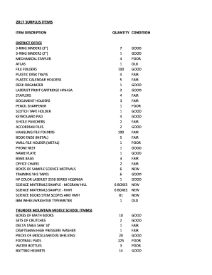 Business &amp; Operations: Surplus Sale - Enumclaw School District
