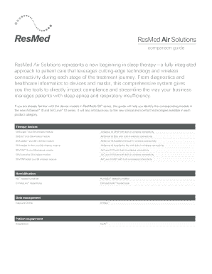 Fillable Online ResMed Air Solutions represents a new beginning in ...