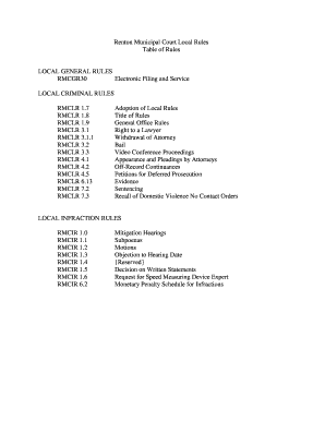 Fillable Online Renton Municipal Court Local Rules Fax Email Print Fillable Online Renton Municipal Court Local Rules Fax Email Print