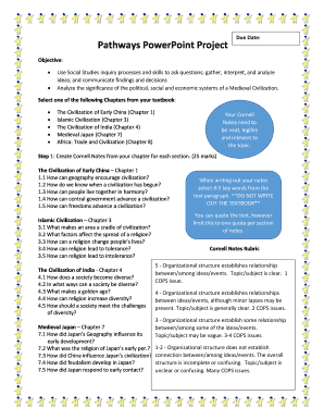 Fillable Online Pathways PowerPoint Project Fax Email Print - pdfFiller