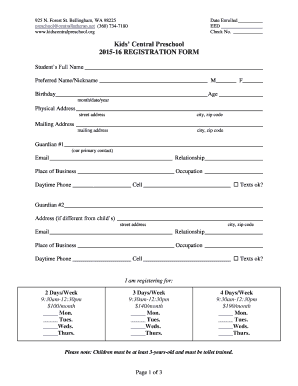 Form preview