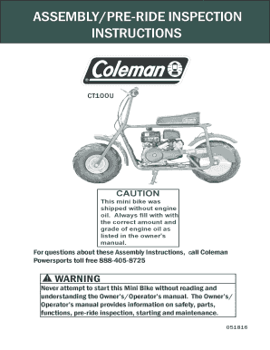 home depot coleman mini bike