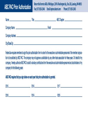 fillable online abc pac prior authorization fax 517 853 2546 abc form 226