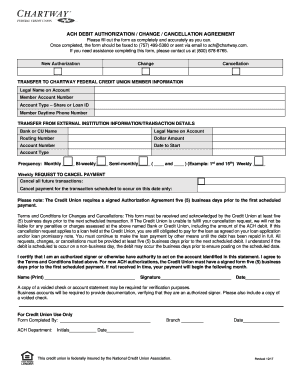Fillable Online ACH Change Form updated 12.1.2017.docx Fax Email Print ...