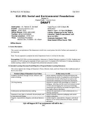 ELE 352: Social and Environmental Foundations - Stephen F. Austin...