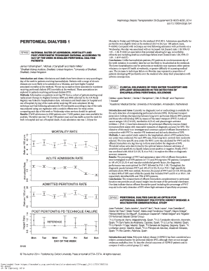 Fillable Online PERITONEAL DIALYSIS 1 Fax Email Print - pdfFiller
