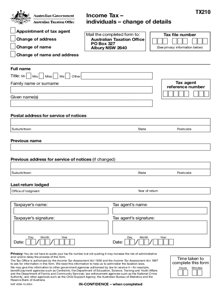 tx210 form Preview on Page 1