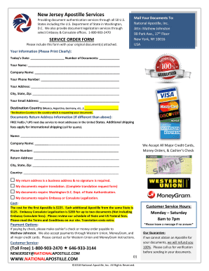 Fillable Online New Jersey Apostille Services - National Apostille Fax ...