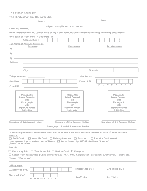 KYC FORM.cdr - The Hindusthan Bank
