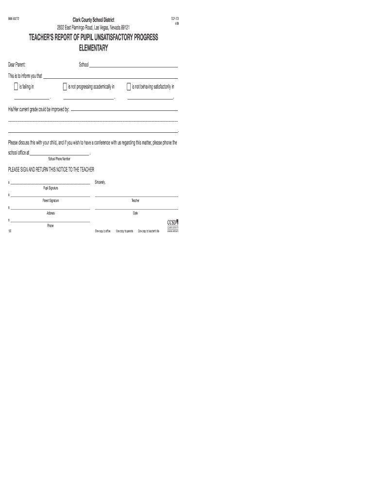 ccsd forms Preview on Page 1