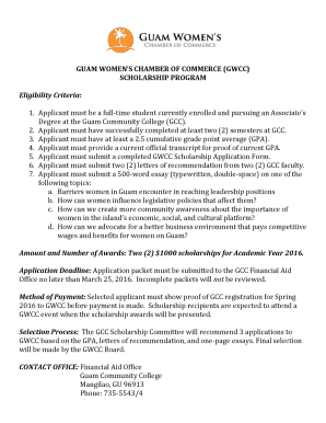 GUAM WOMENS CHAMBER OF COMMERCE (GWCC)