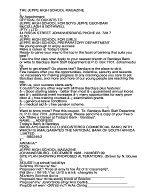 THE JEPPE HIGH SCHOOL MAGAZINE ( By Appointment OFFICIAL ...