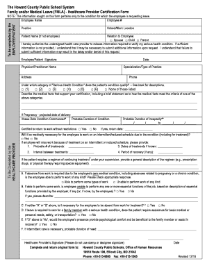 Fillable Online Family and/or Medical Leave (FMLA) - Healthcare ...