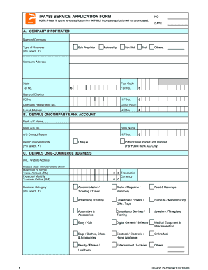IPay88 Application Form - Mafinsoft Solutions