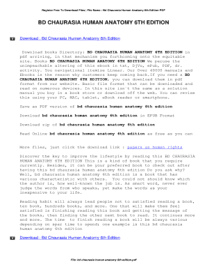 Bd Chaurasia Human Anatomy 6th Edition. Bd Chaurasia Human Anatomy 6th Edition