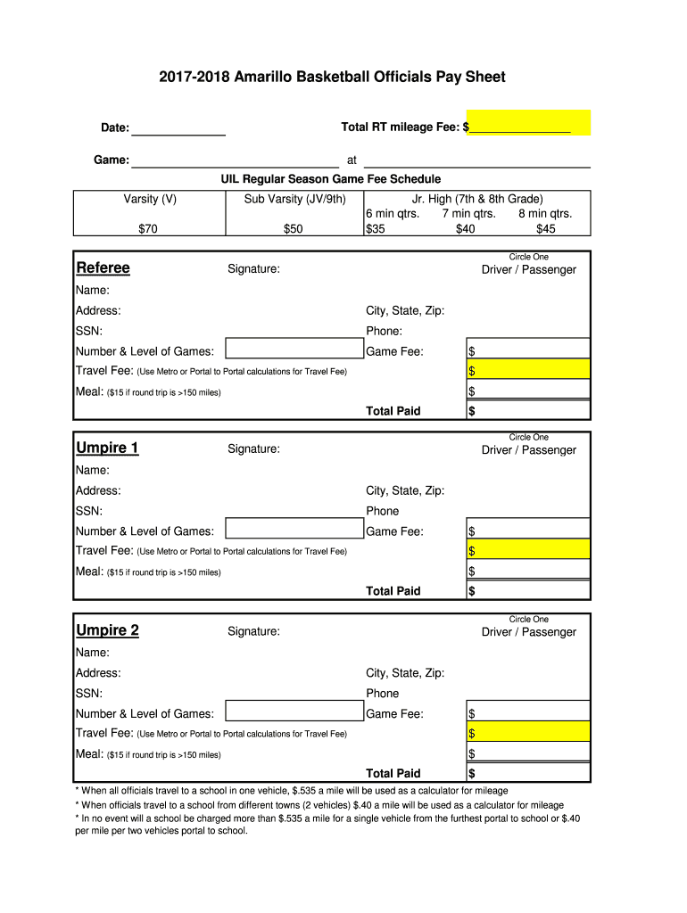 Want to become a basketball official? - Amarillorefs Preview on Page 1