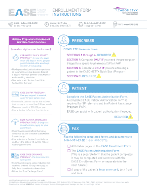CABOMETYX Enrollment Form