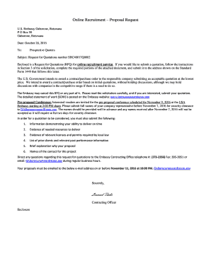 Online Recruitment Proposal Request ... - US Embassy in Botswana