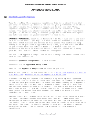 Appendix Vergiliana. Appendix Vergiliana