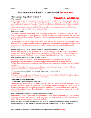 understanding drugs assignment sheet answers