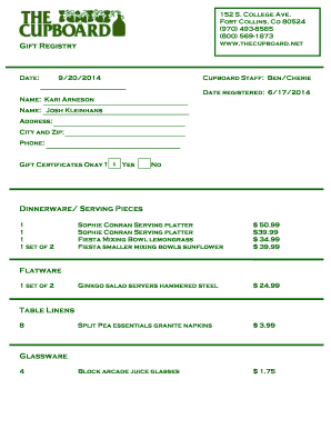 Form preview