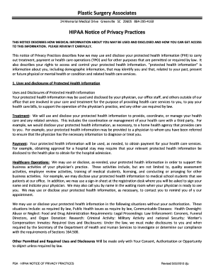 HIPAA Notice of Privacy Practices - Aesthetic