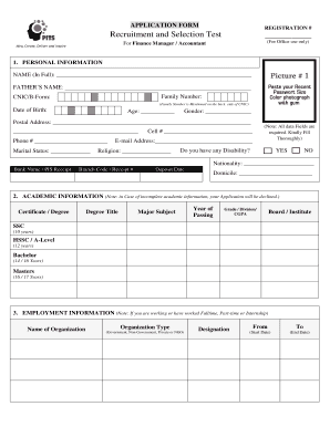Recruitment and Selection Test - pakinnovatives.com