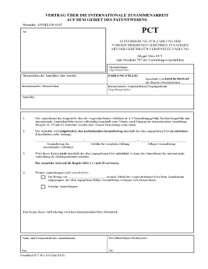 Aufforderung zur Zahlung der vorgeschriebenen Gebühren