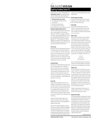 Exploring Numbers Center Kit