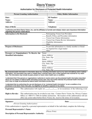 Authorization for Disclosure of Protected Health Information