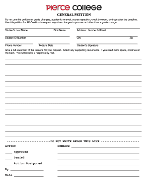 General Petition Form