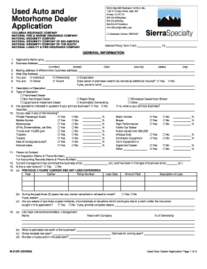 Used Auto Dealer Application