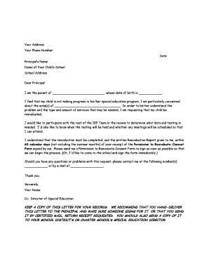 Sample Letter Requesting a Reevaluation