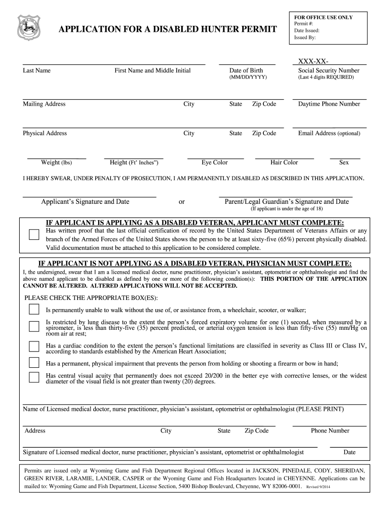 wyoming hip permit Preview on Page 1